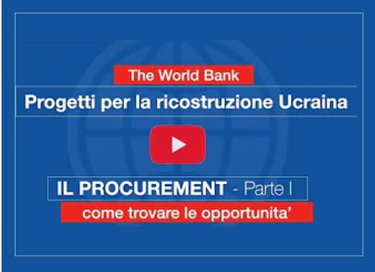 Progetti Banca Mondiale