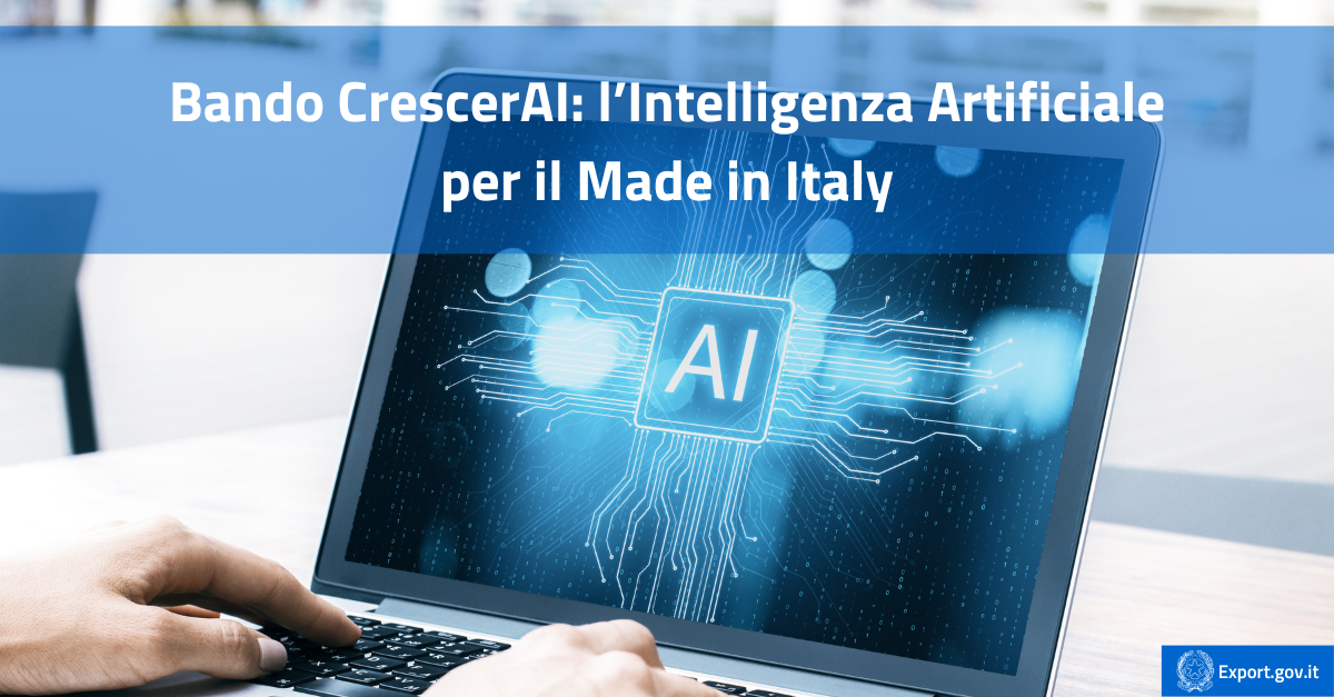 Bando CrescerAI l’Intelligenza Artificiale per il Made in Italy-cover