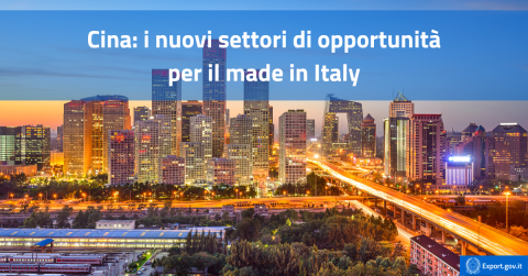 Cina i nuovi settori di opportunità per il made in Italy -cover
