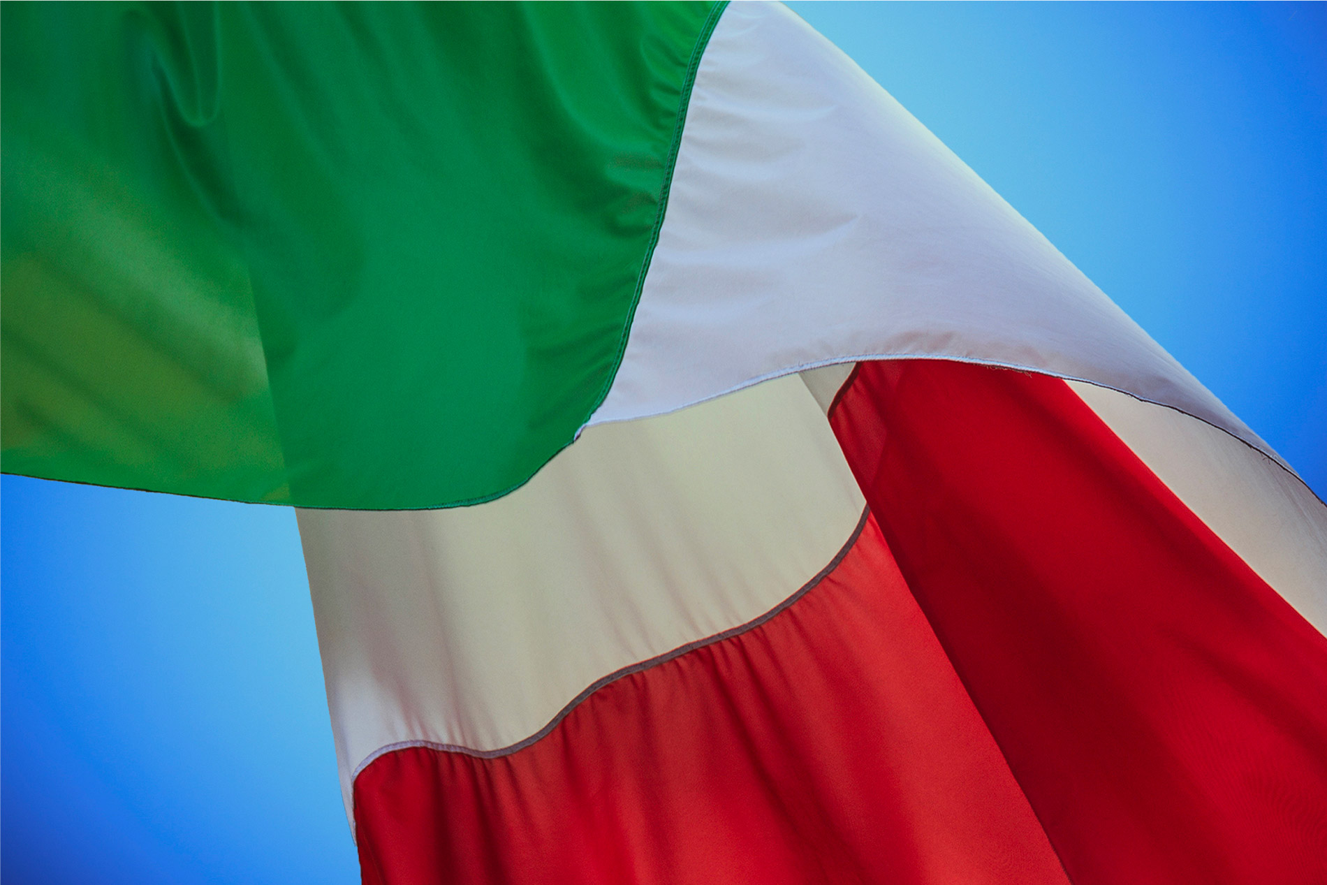 bandiera italiana parallasse