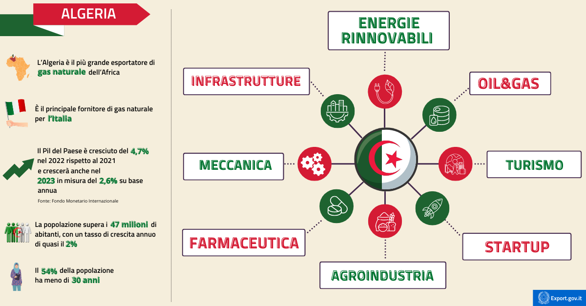 Algeria un partner sempre più strategico per l’energia (e non solo)-infografica