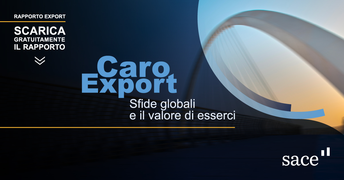sace rapporto export 2022